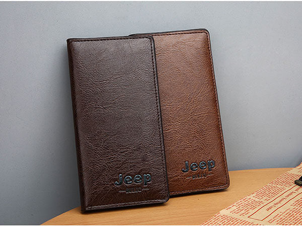 Jeep Long Leather Wallet