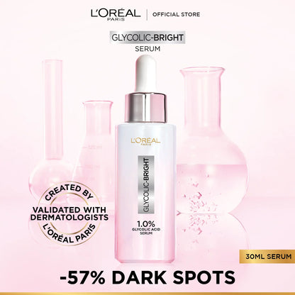 Sale Loreal Paris Glycolic Bright Instant Glowing Face Serum – 30ml