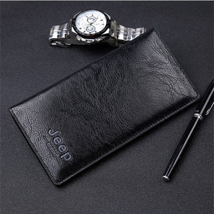 Jeep Long Leather Wallet