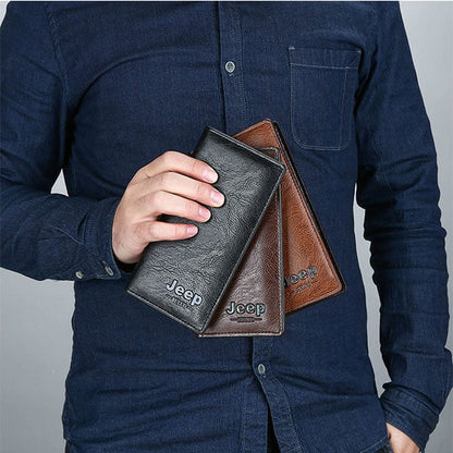 Jeep Long Leather Wallet