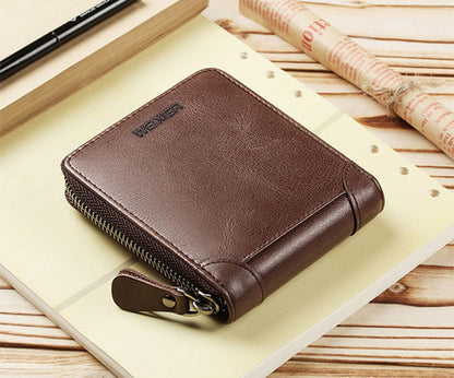 PU Leather Short Wallet for Men